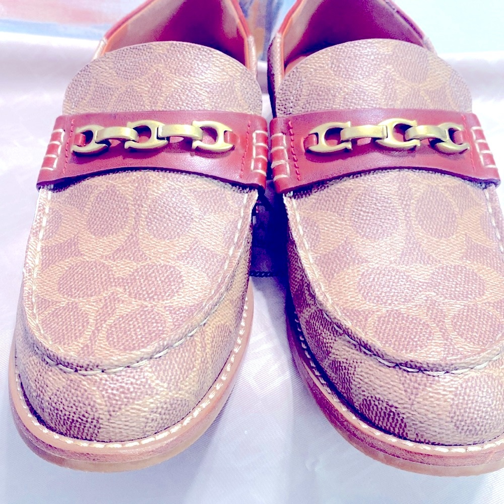 COACH MOCCASIN SHOES LIKE NEW 🔥💃🏻 VINTAGE